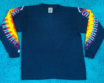 M * nos vtg 90s tie dye t shirt * single stitch * 62.172