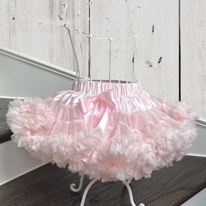 Girls Petti Skirt, Pale Pink Skirt, Pink Petti Skirt, Dance Skirt, Tutu Skirt, Birthday Skirt, Dance Skirt, Cake Smash Skirt, Fluffy Skirt