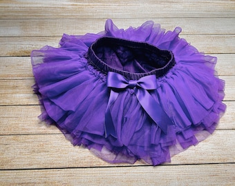 Baby Girl Long Tutu Bloomer ready to ship available in many colors - Ready to ship - Longer Tutu Bloomer Skirt for Toddler - Photoshoot Tutu