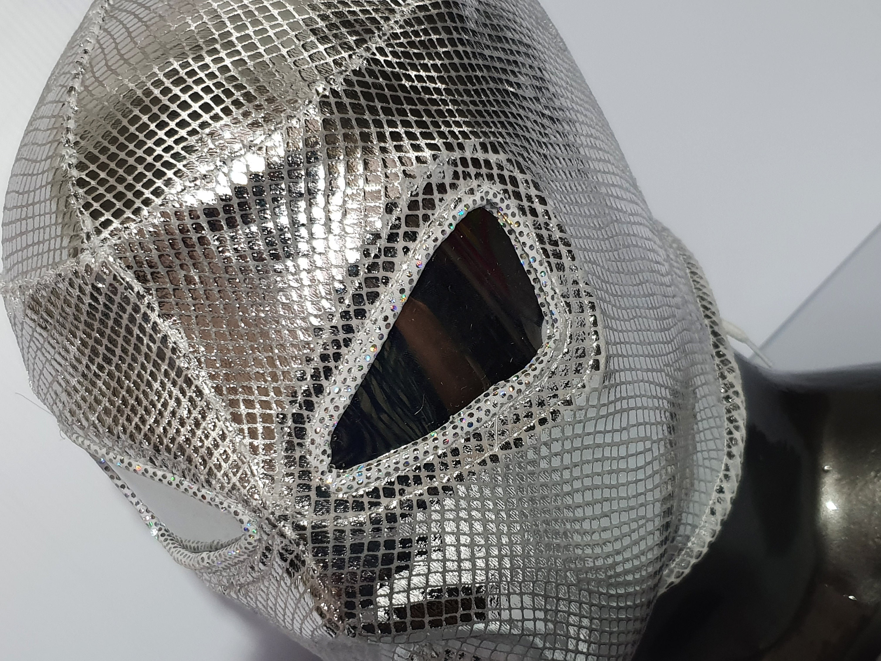 Máscara de plata cobra máscara lucha libre máscara luchador Etsy México