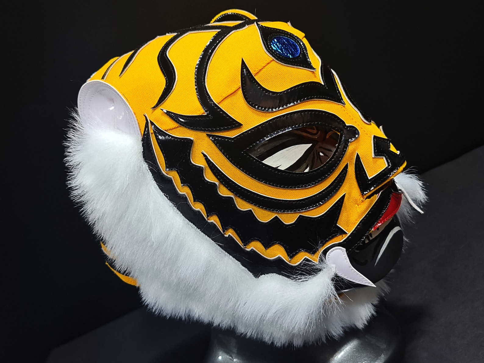 Tiger Mask Wrestling Mask Luchador Costume Wrestler Lucha Etsy
