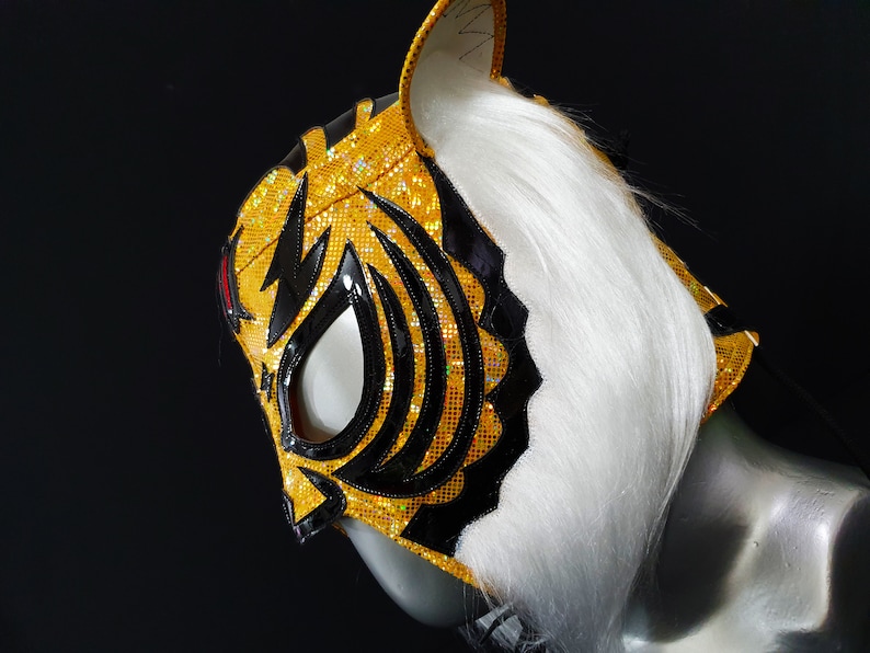 Tiger mask wrestling mask luchador costume wrestler lucha libre mexican mask maske cosplay
