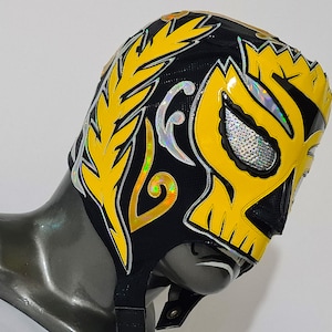 hand made day of death mask wrestling mask luchador costume wrestler lucha libre mexican mask maske cosplaysemi pro mask