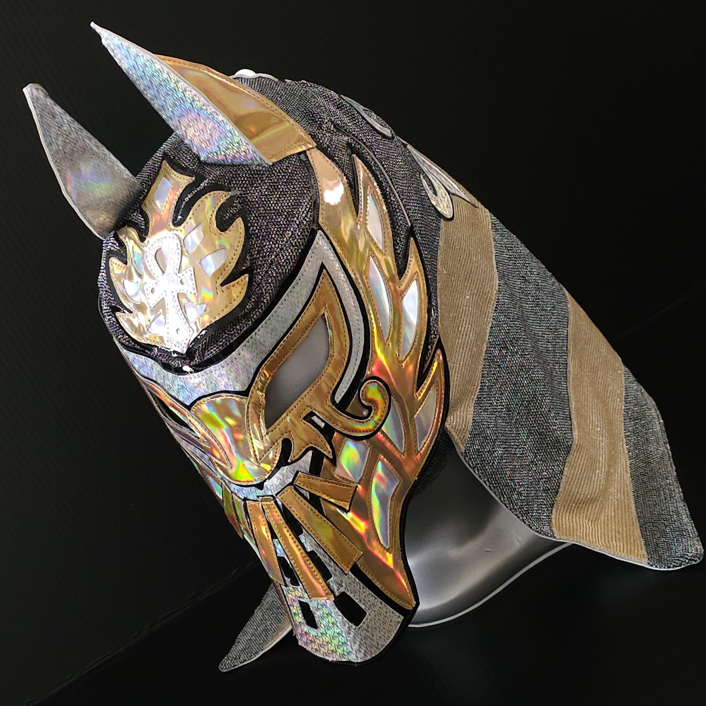 Hand Made Anubis Mask Wrestling Mask Luchador Costume Wrestler Lucha ...