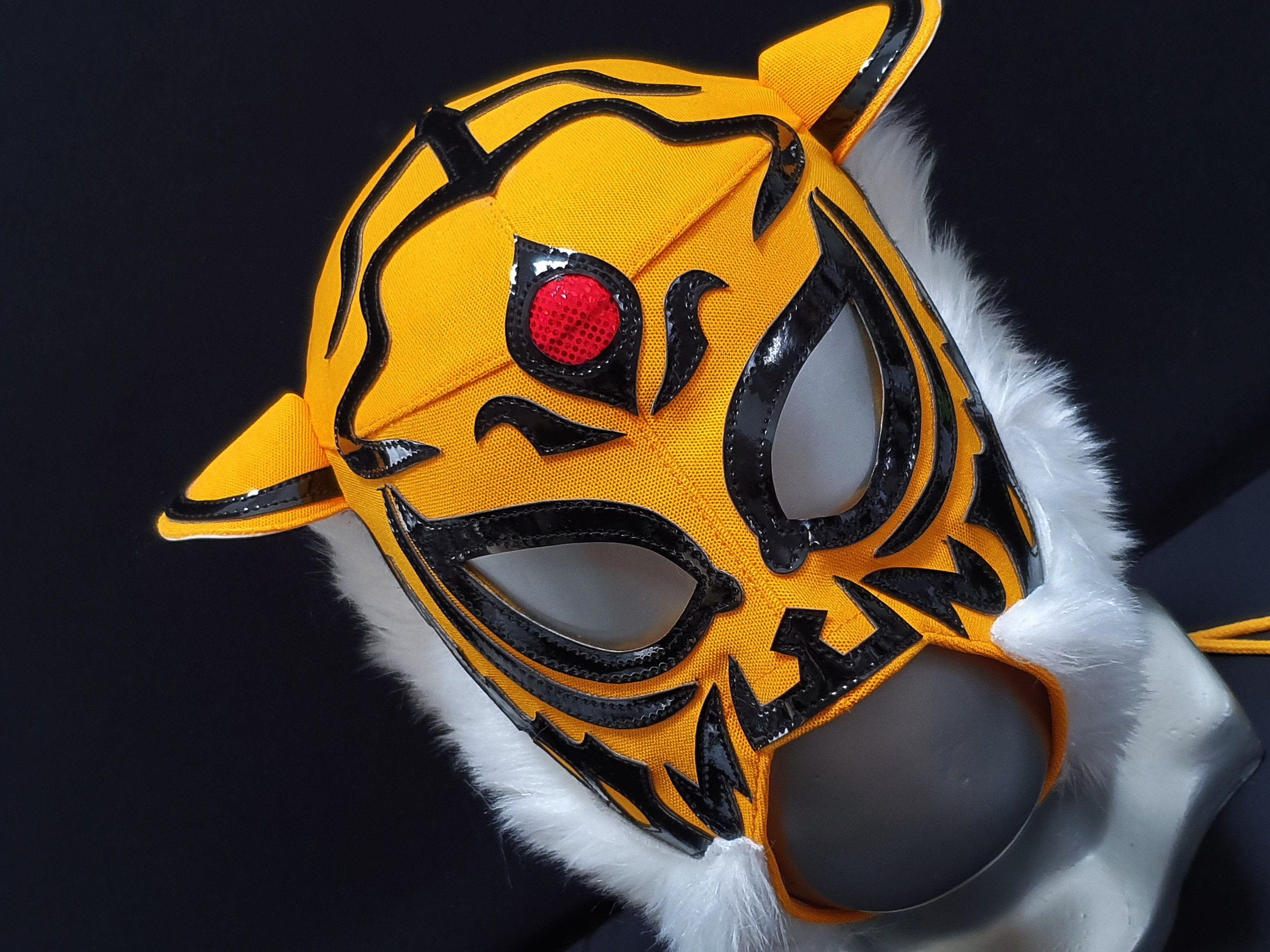 Tiger Mask Wrestling Mask Luchador Costume Wrestler Lucha Etsy Uk