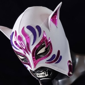 handgemaakte KAT masker worstelen masker luchador kostuum worstelaar lucha libre Mexicaans masker maske cosplaysemi pro masker