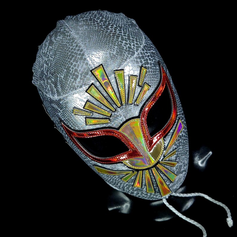 Authentic Mexican Lucha Libre Wrestling Mask – Multi-Color – One Size Fits Most