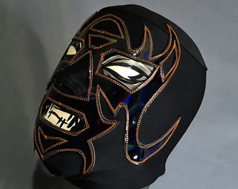 Máscara de luta livre estilo retrô UNIVERSO 2000 feita à mão, traje de lutador, lucha libre, máscara mexicana, cosplay, máscara semi profissional
