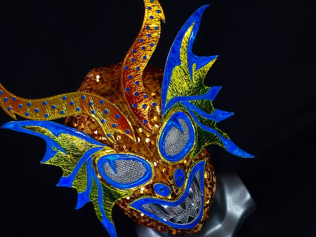 ALEBRIJE Mask Wrestling Mask Luchador Costume Wrestler Lucha Etsy