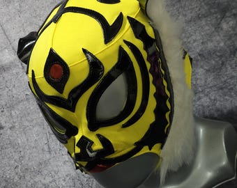 Máscara de TIGRE, máscara de lucha libre, disfraz de luchador, luchador, lucha libre, máscara mexicana, máscara de cosplay, máscara semiprofesional
