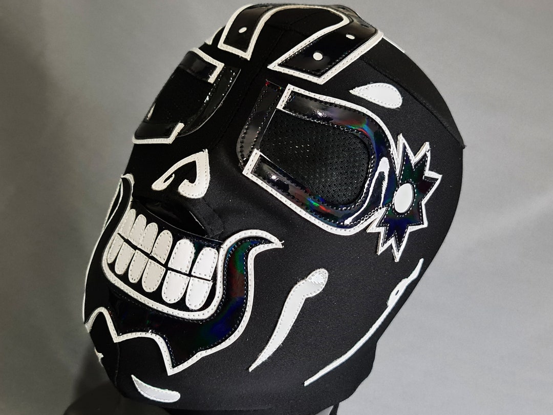 CUATRERO RETRO Style Wrestling Mask Luchador Costume Wrestler - Etsy