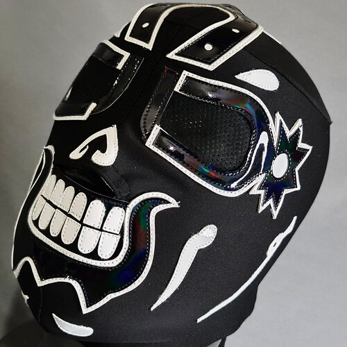 SKULL Wrestling Mask Luchador Costume Wrestler Lucha Libre - Etsy