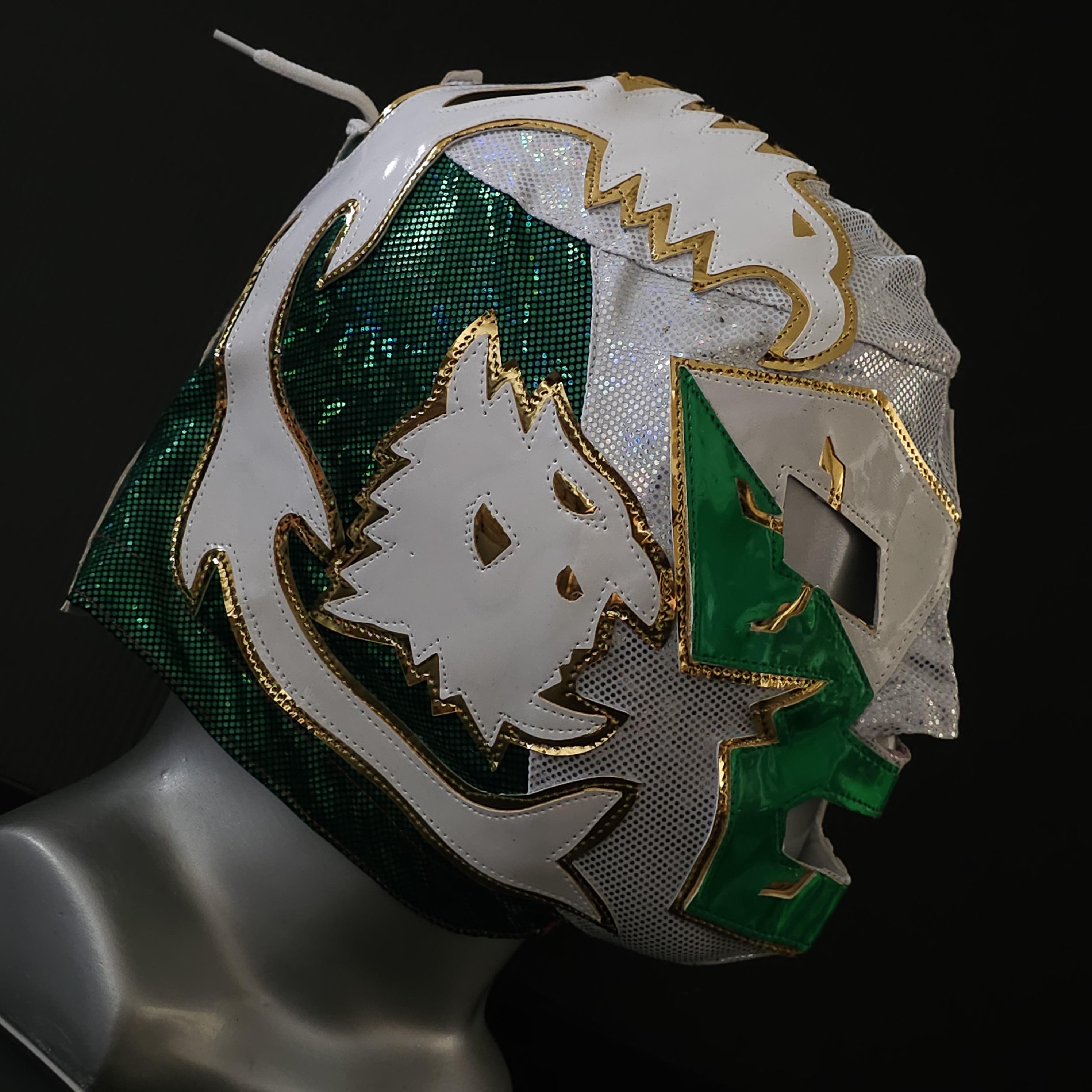 Hand Made Aztek Mask Wrestling Mask Luchador Costume Wrestler Lucha ...