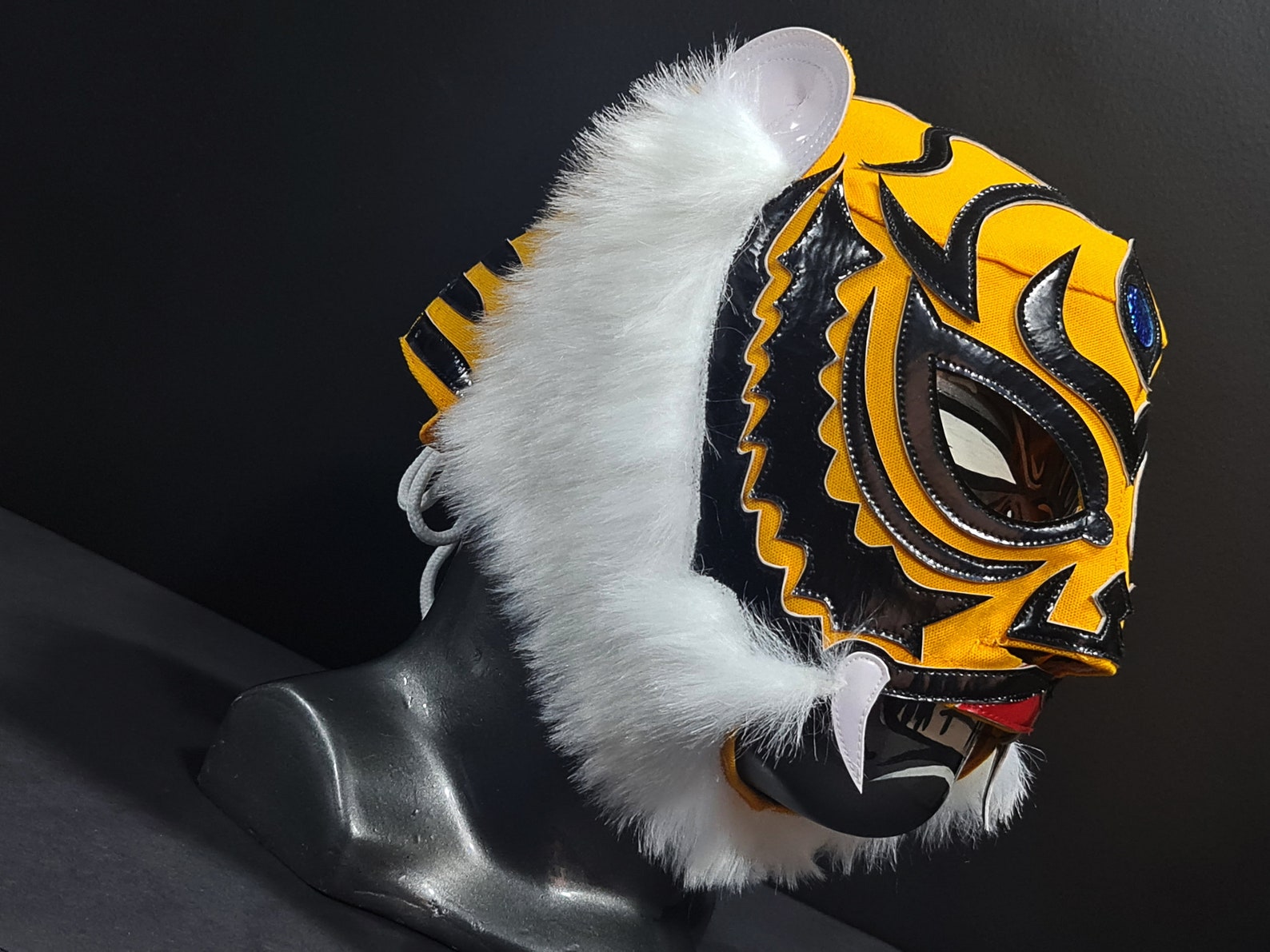 Tiger Mask Wrestling Mask Luchador Costume Wrestler Lucha Etsy