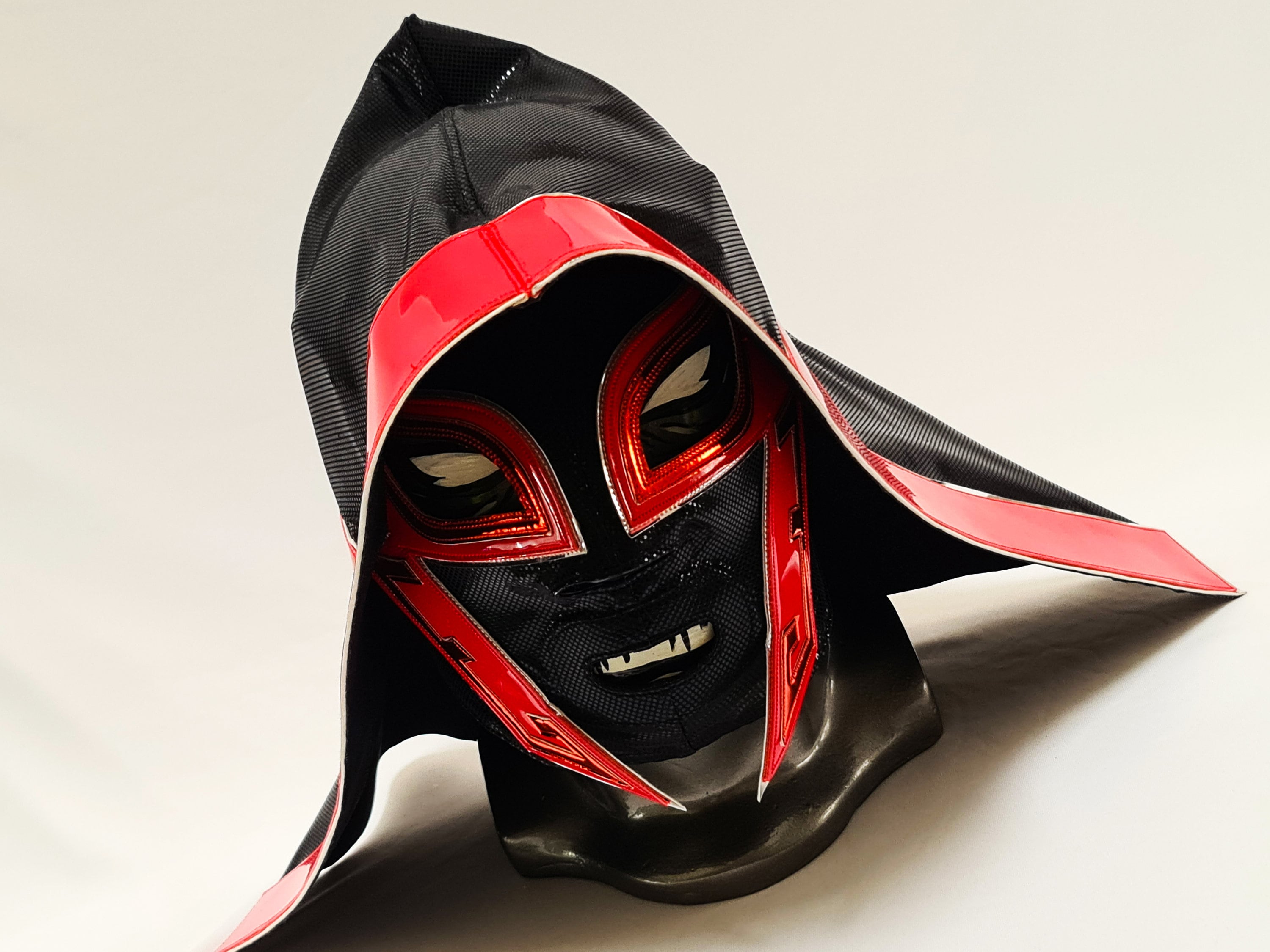 Mexican Lucha Libre Wrestling Mask – Red, Multi-Color, One Size Fits Most – Souvenir - View #3