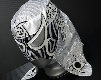 Máscara de lucha de dragón hecha a mano, disfraz de luchador, máscara mexicana de lucha libre, máscara de cosplay, máscara semiprofesional