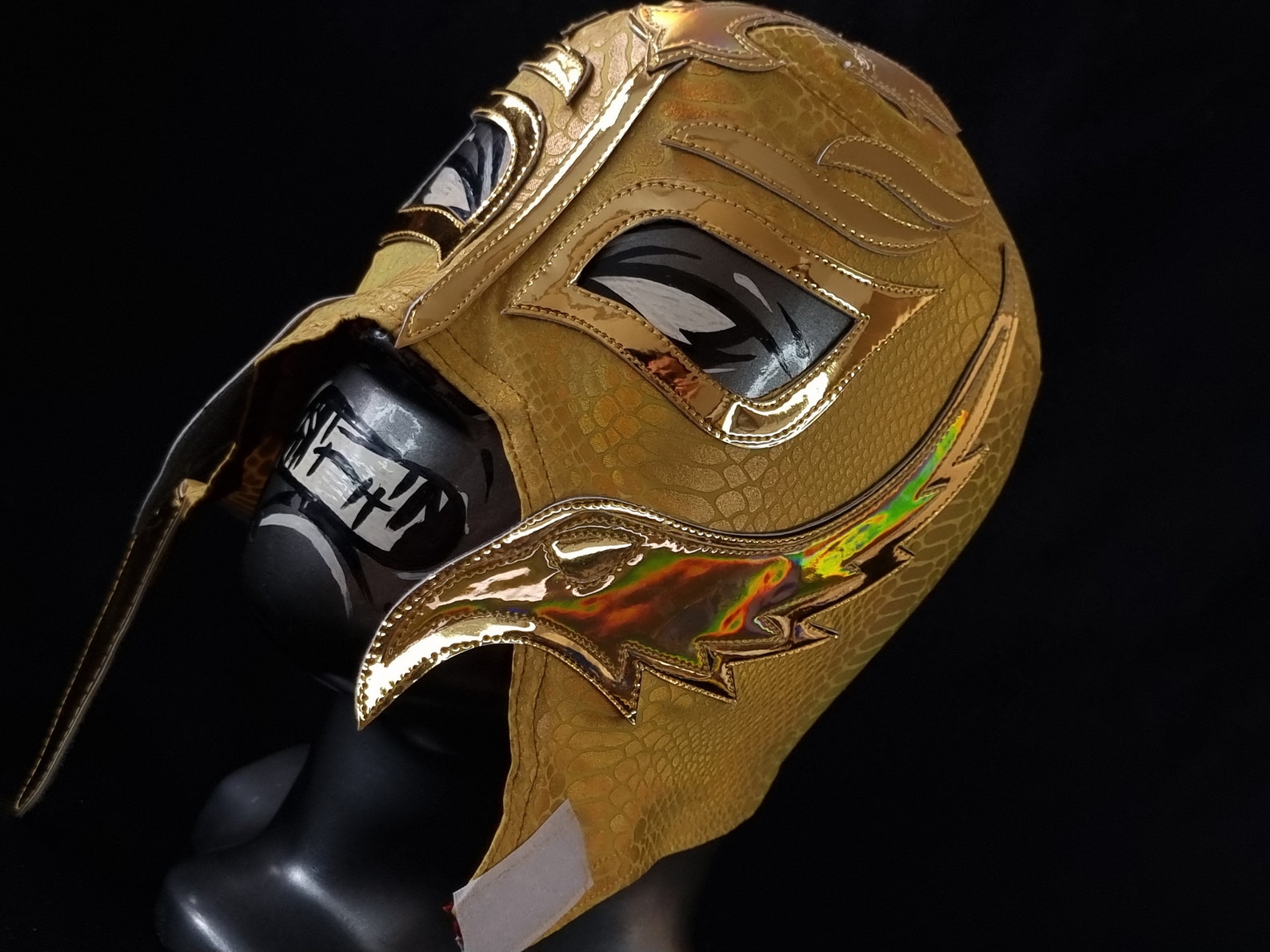 GOLD KING Mask Wrestling Mask Luchador Costume Wrestler Lucha - Etsy