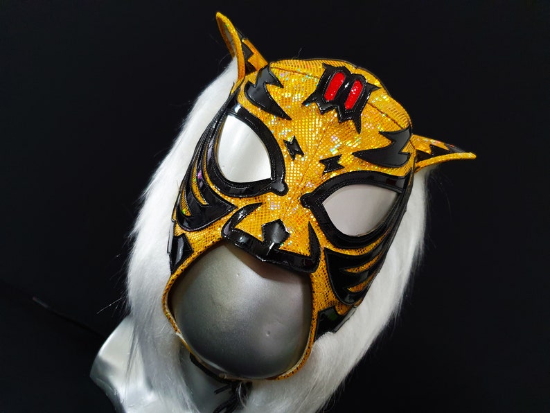 Tiger mask wrestling mask luchador costume wrestler lucha libre mexican mask maske cosplay