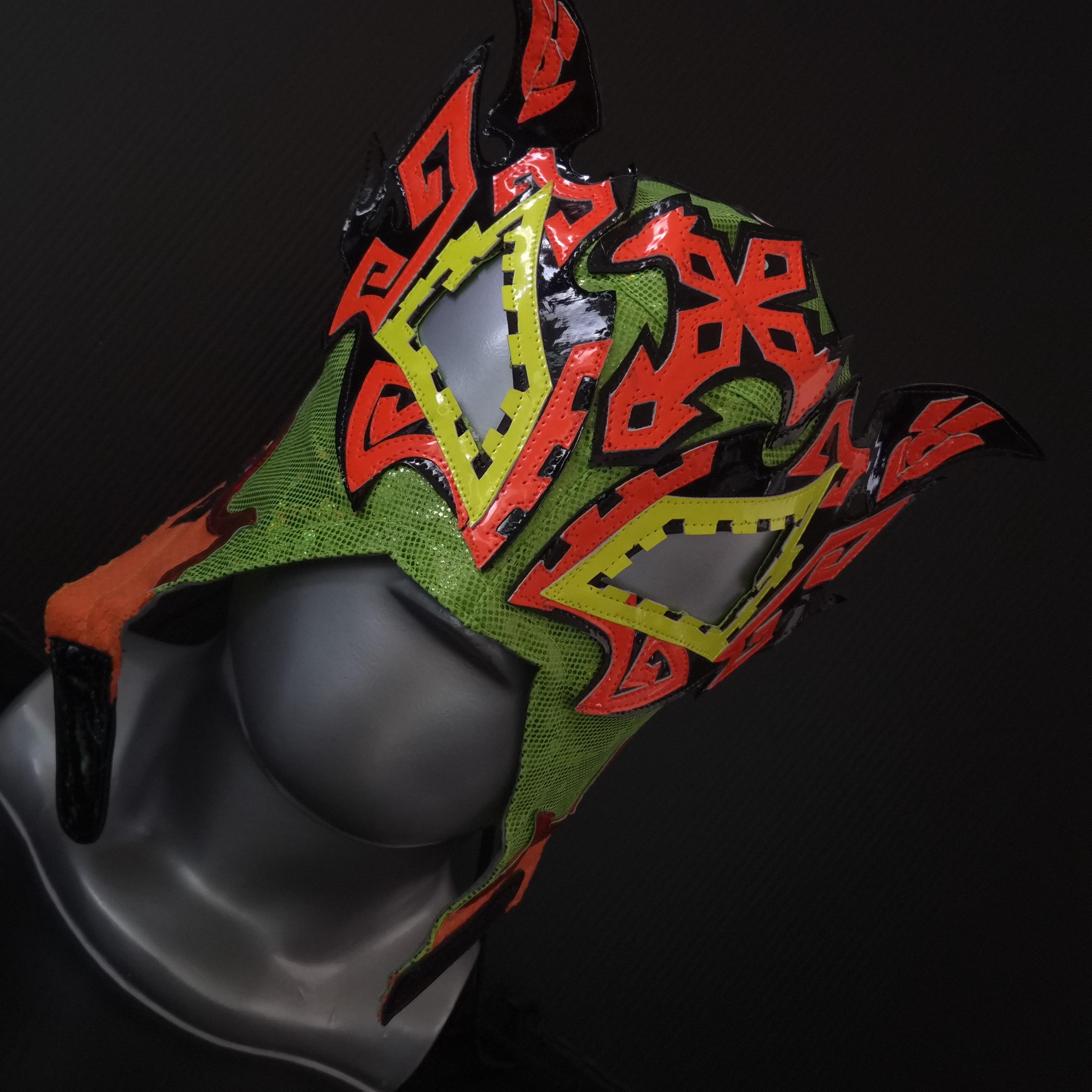 Hand Made FIRE BIRD Mask Wrestling Mask Luchador Costume Wrestler Lucha ...