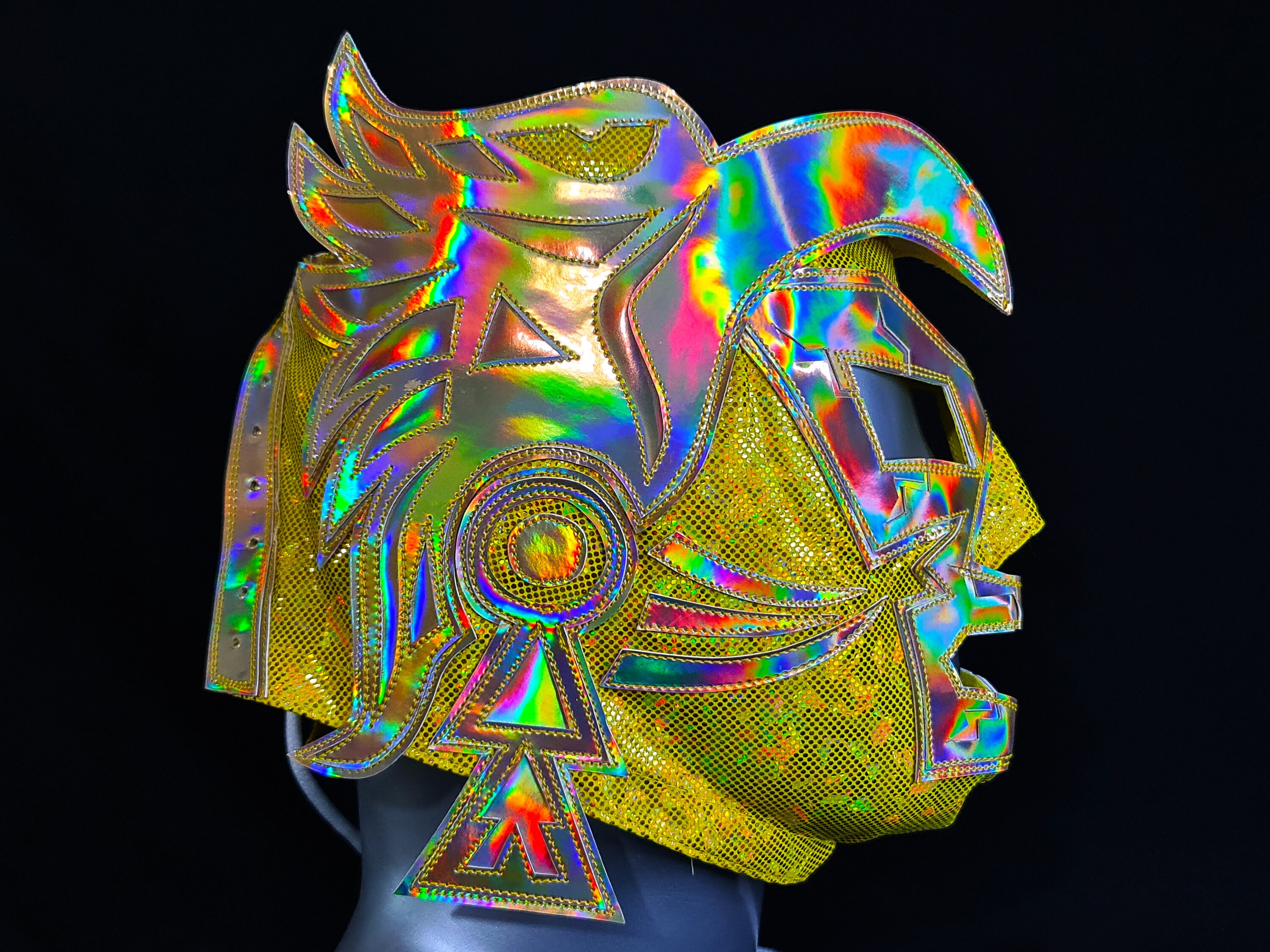 hand made AZTEK mask wrestling mask luchador costume wrestler lucha libre mexican mask maske cosplaysemi pro mask