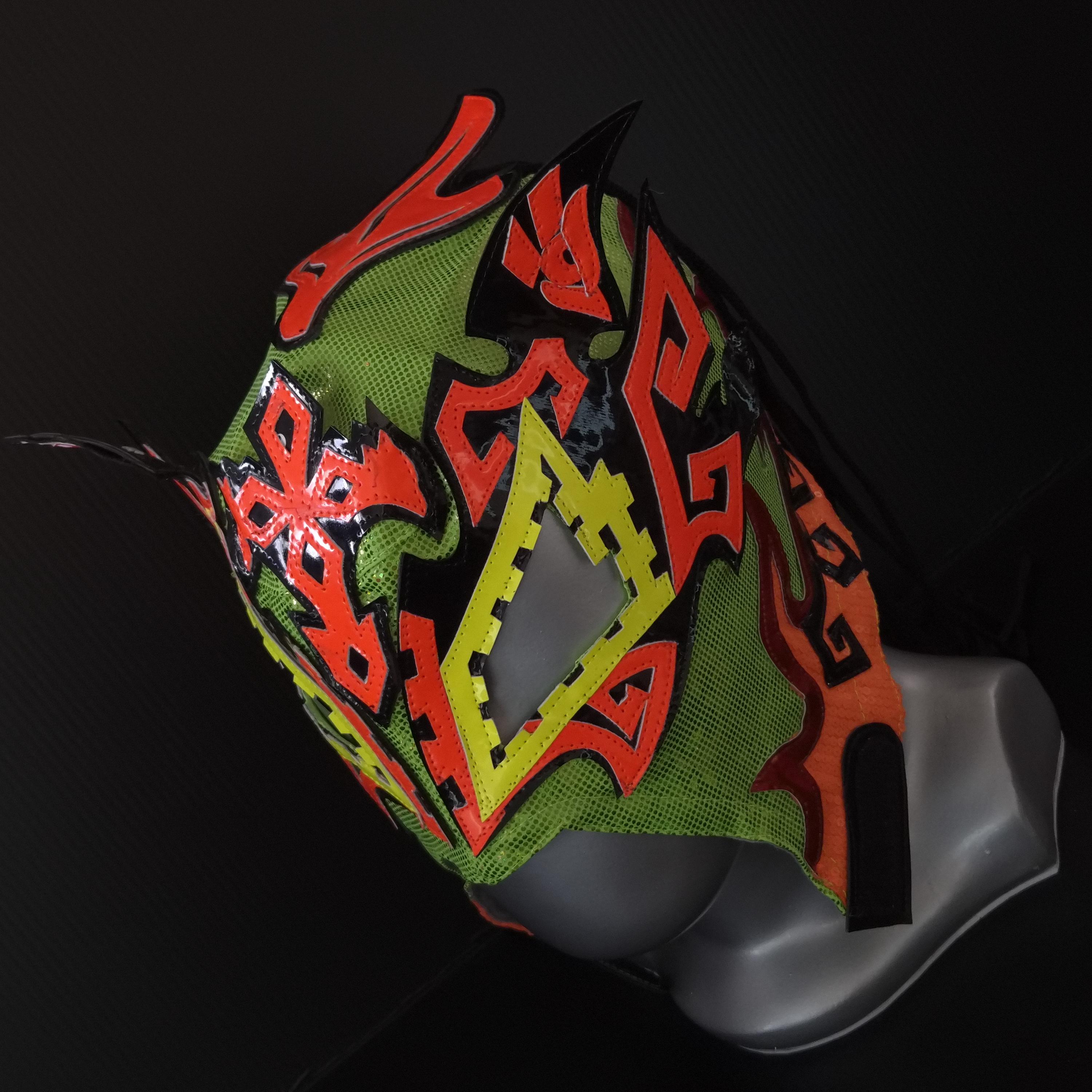 Hand Made FIRE BIRD Mask Wrestling Mask Luchador Costume Wrestler Lucha ...