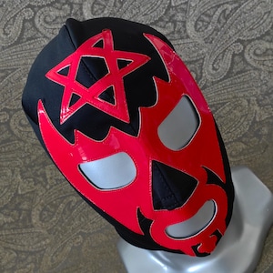 ręcznie robiona maska zapaśnicza 3 FROM HELL luchador kostium zapaśnik lucha libre meksykańska maska maska cosplay maska semi pro