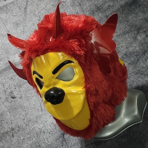 hand made DEVIL MONKEY mask wrestling mask luchador costume wrestler lucha libre mexican mask maske cosplay semi pro mask