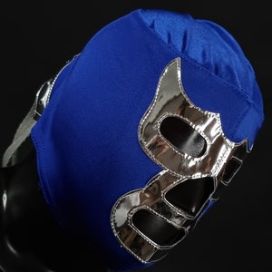 BLUE MASK wrestling mask luchador costume wrestler lucha libre mexican mask maske cosplay image 4