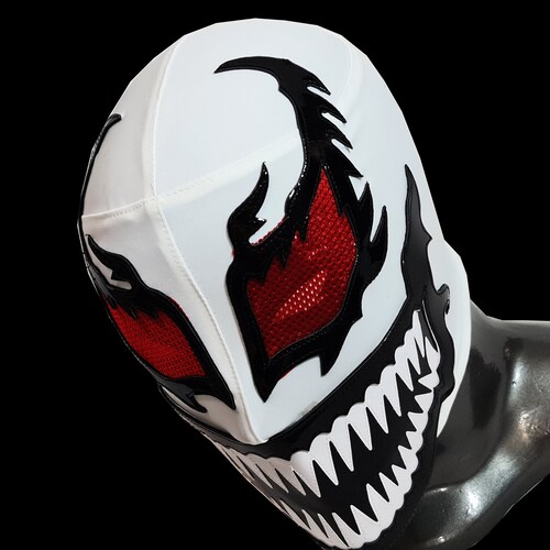 Authentic Mexican Venom Luchador Wrestling Mask - One Size, Multi-Color