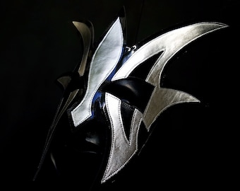 hand made SILVER wrestling mask luchador costume wrestler lucha libre mexican mask maske cosplaysemi pro mask