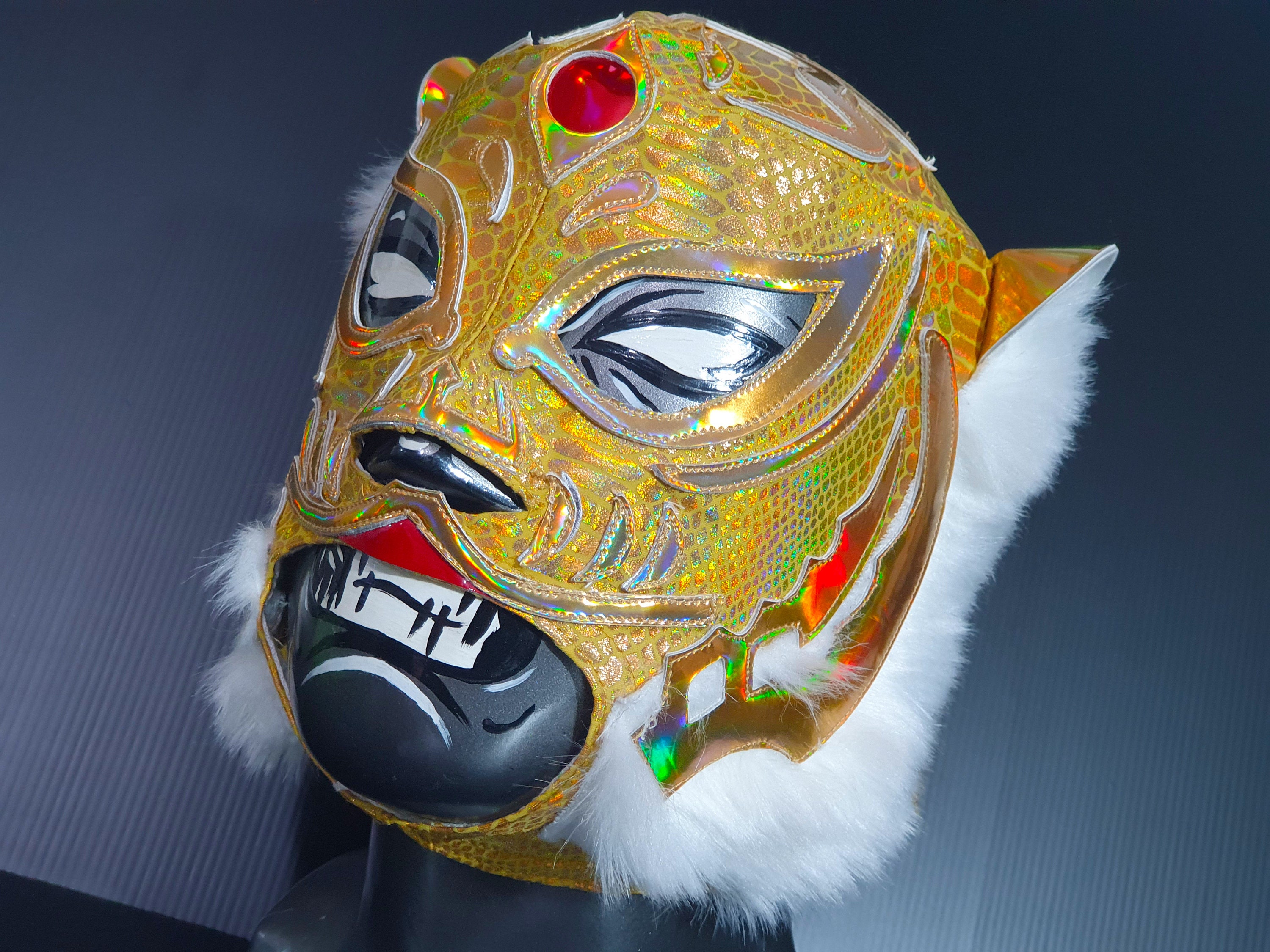 TIGER MASK wrestling mask luchador costume wrestler lucha Etsy