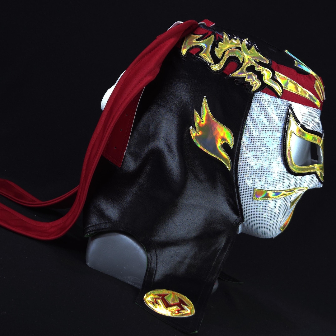 hand-made-ninja-mask-wrestling-mask-luchador-costume-wrestler-lucha