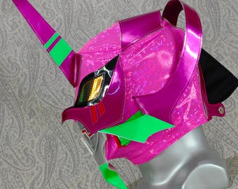 手作りエヴァマスク レスリングマスク ルチャドール コスチューム