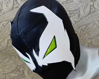 hand made BLACK GOLD MASK wrestling mask luchador costume wrestler lucha libre mexican mask maske cosplay