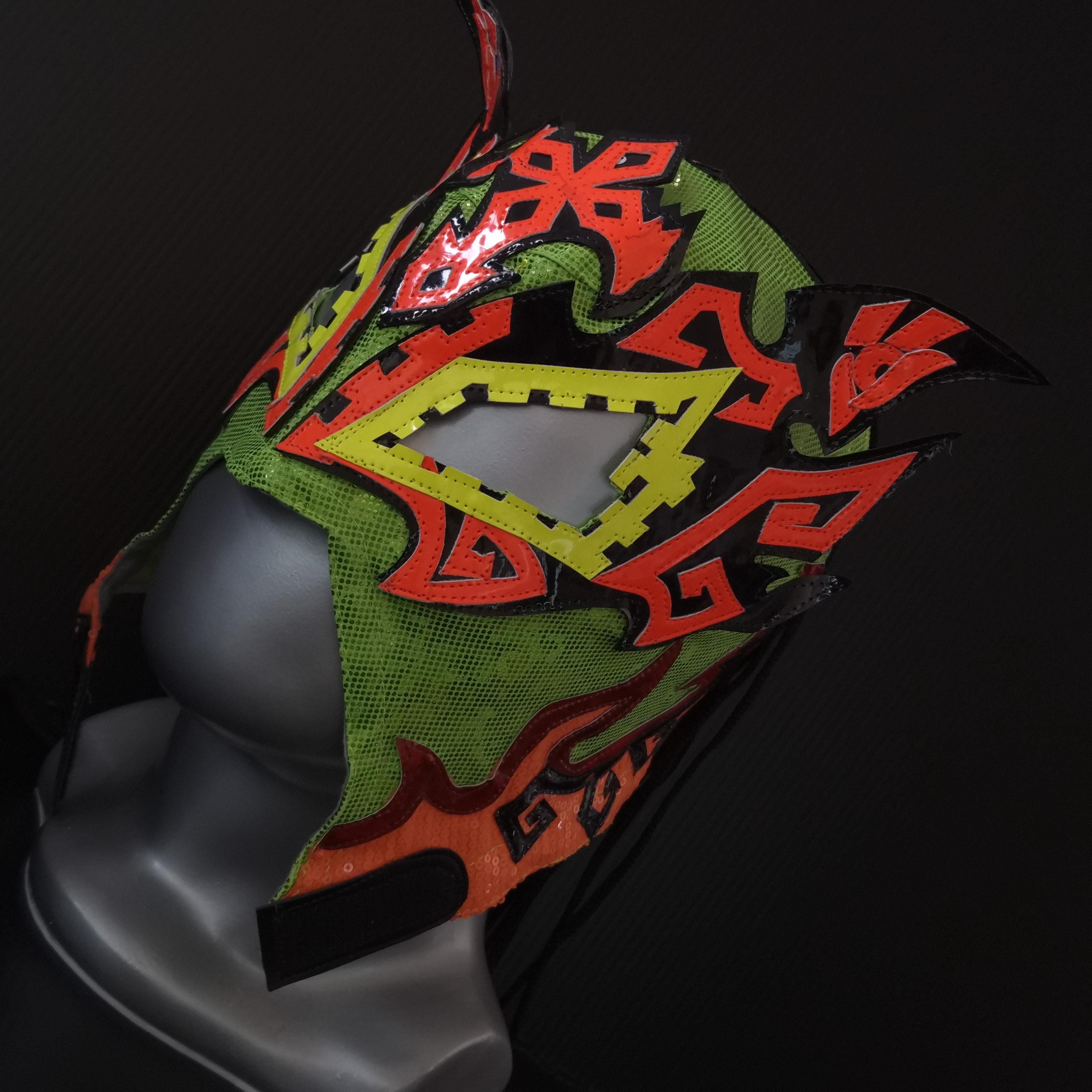 Hand Made FIRE BIRD Mask Wrestling Mask Luchador Costume Wrestler Lucha ...