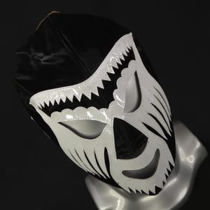 ręcznie robiona miedo maska zapaśnicza luchador kostium zapaśnik lucha libre meksykańska maska maske cosplay