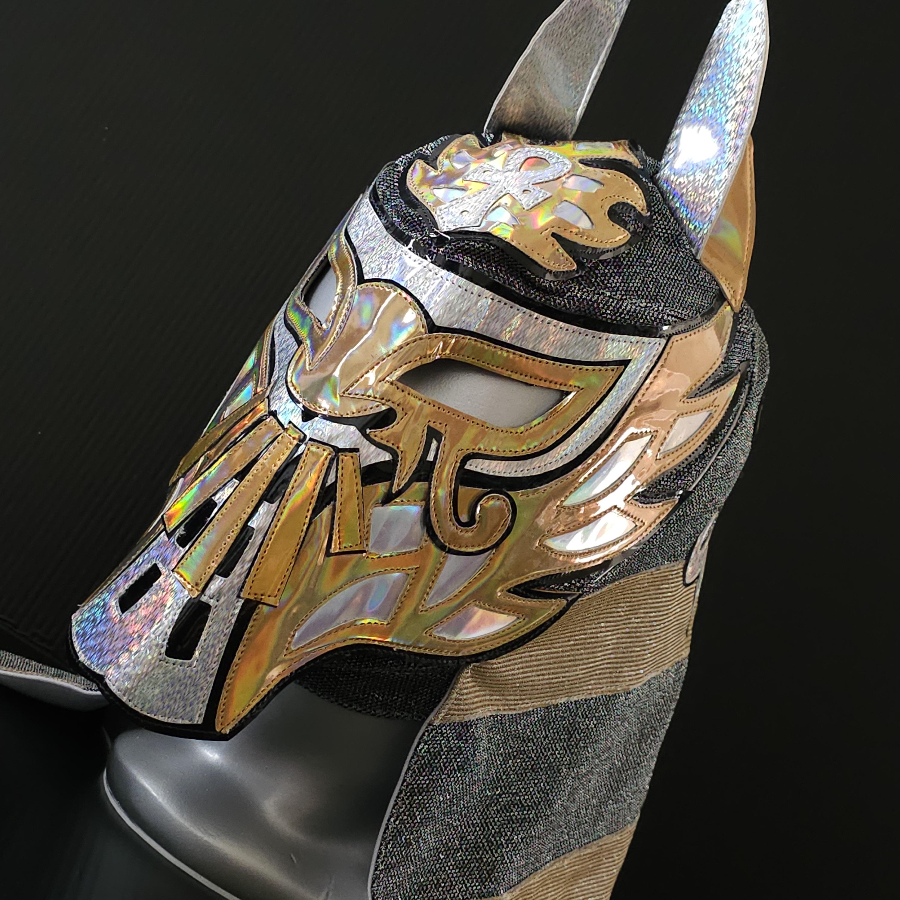 Hand Made Anubis Mask Wrestling Mask Luchador Costume Wrestler Lucha ...