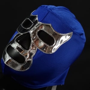 BLUE MASK wrestling mask luchador costume wrestler lucha libre mexican mask maske cosplay image 8