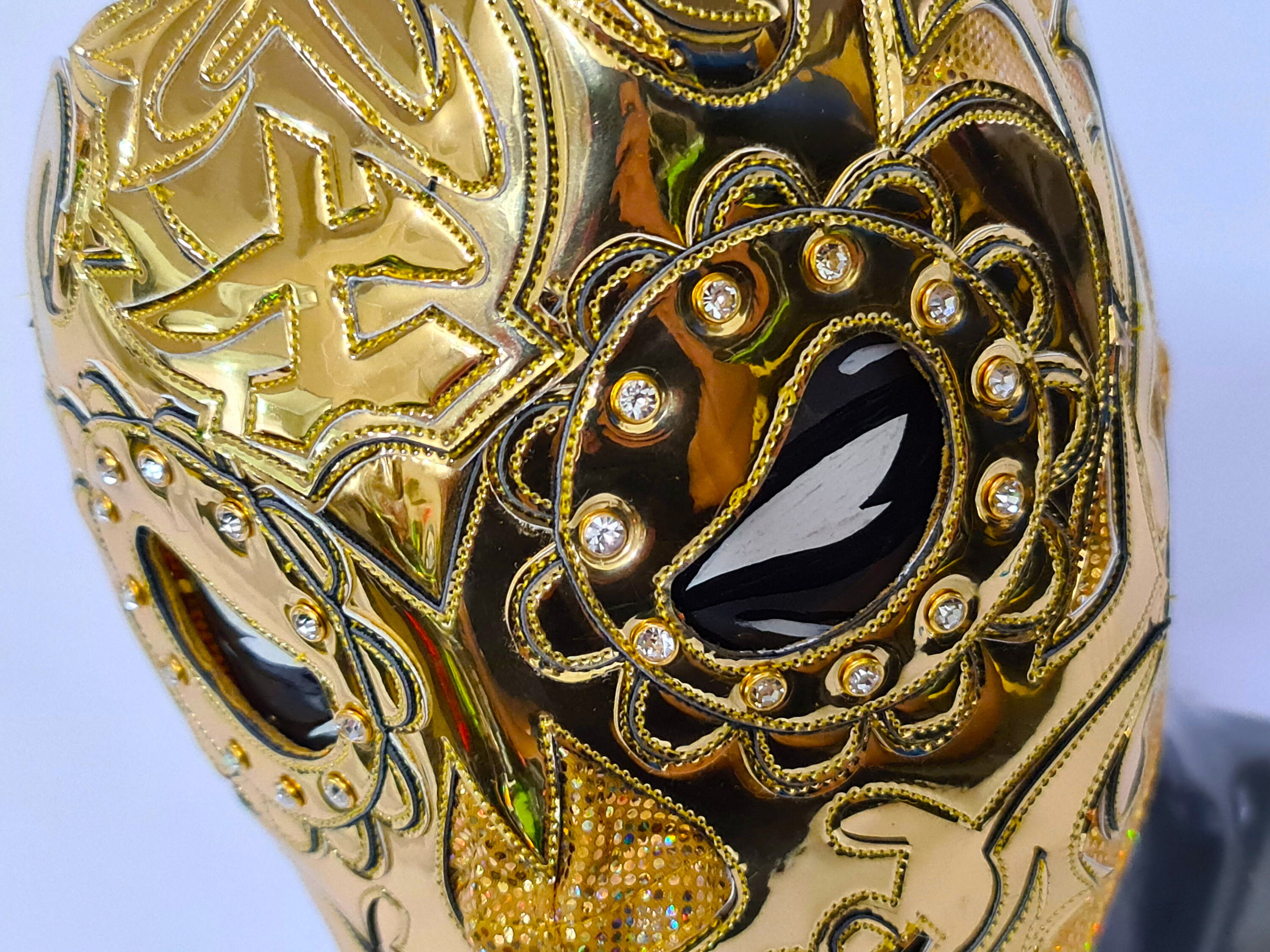 Bushi GOLD wrestling mask luchador costume wrestler lucha | Etsy
