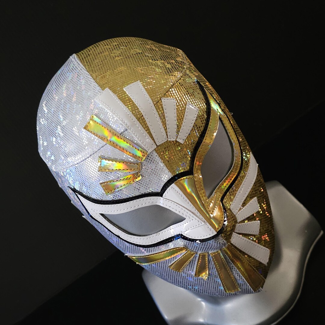 Hand Made Bicolor MASK Wrestling Mask Luchador Costume Wrestler Lucha ...