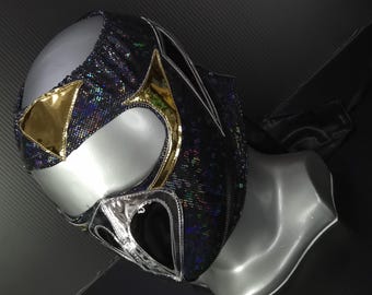 maschera ninja fatta a mano maschera da wrestling costume da luchador wrestler lucha libre maschera messicana maschera cosplay maschera semi professionale