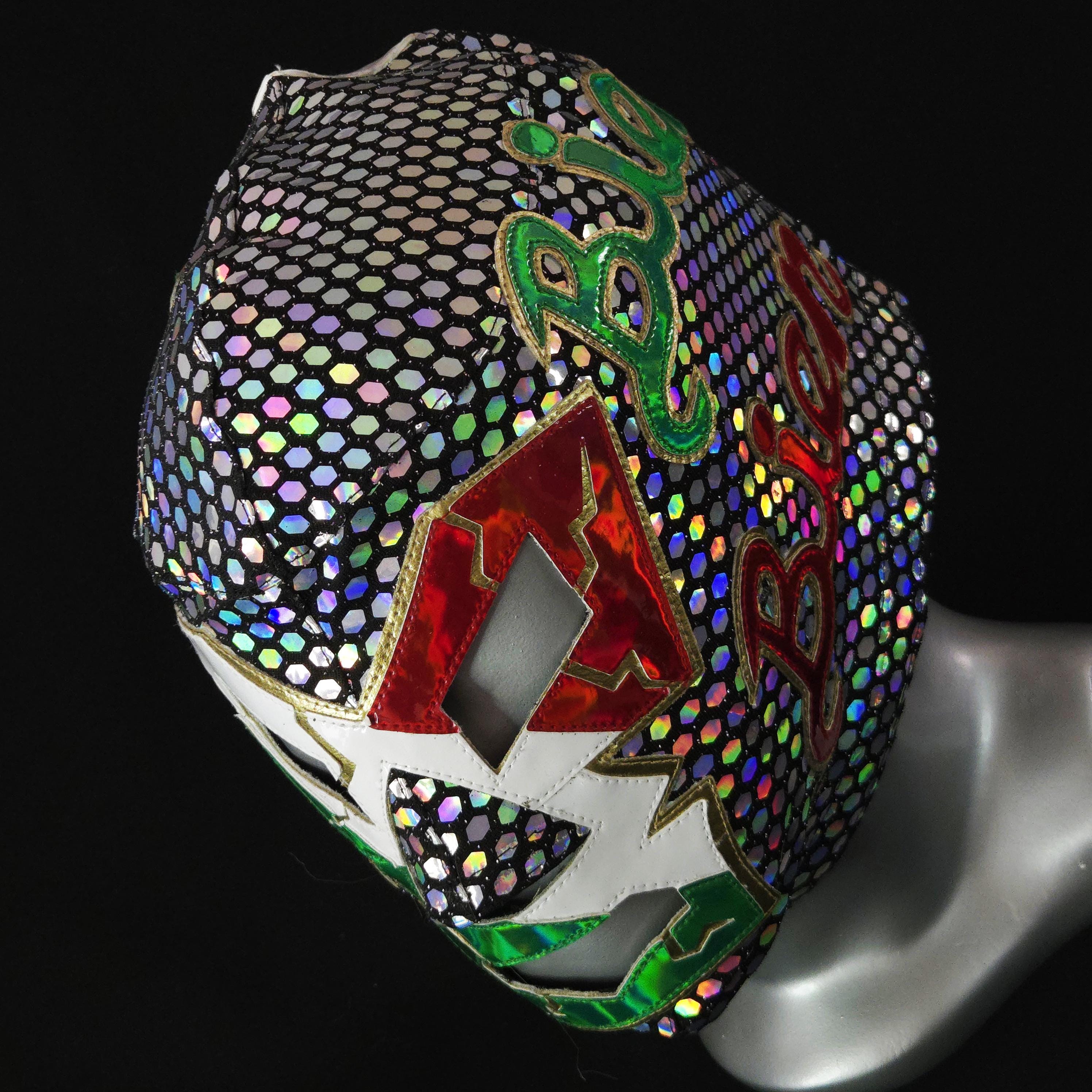Hand Made Aztek Wrestling Mask Luchador Costume Wrestler Lucha Libre ...
