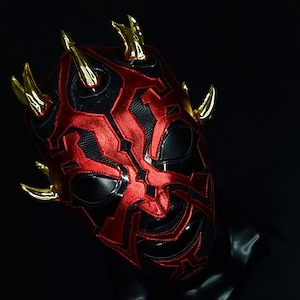 hand made dark lord wrestling mask luchador costume wrestler lucha libre mexican mask maske cosplaysemi pro mask