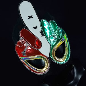 Hand Made THE FINGER Mask Wrestling Mask Luchador Costume Wrestler ...