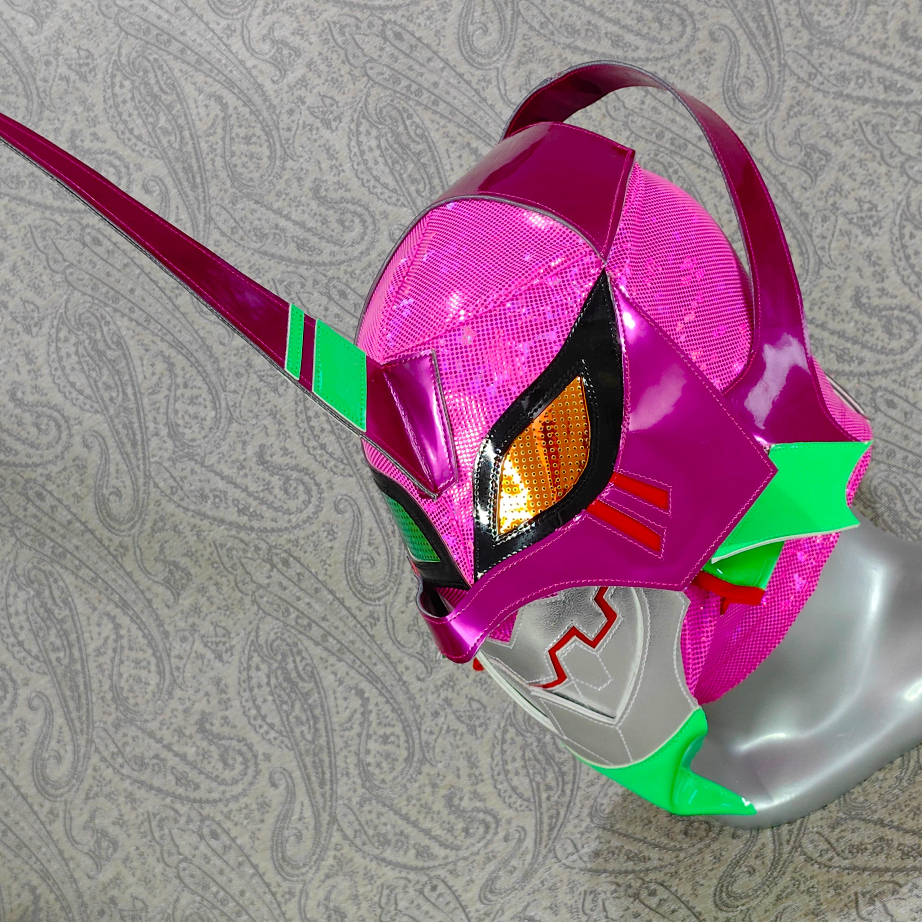 手作りエヴァマスク レスリングマスク ルチャドール コスチューム