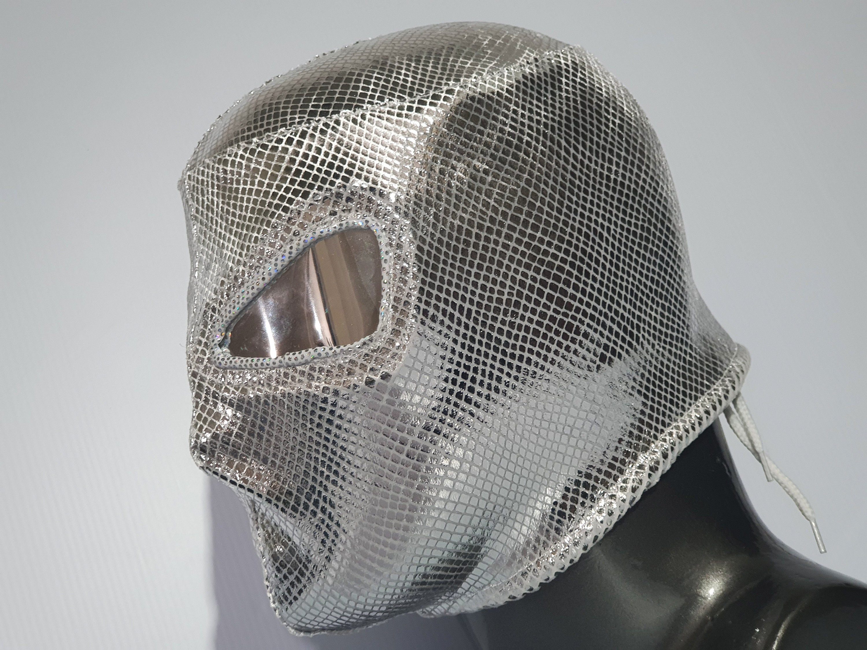 Máscara de plata cobra máscara lucha libre máscara luchador Etsy México