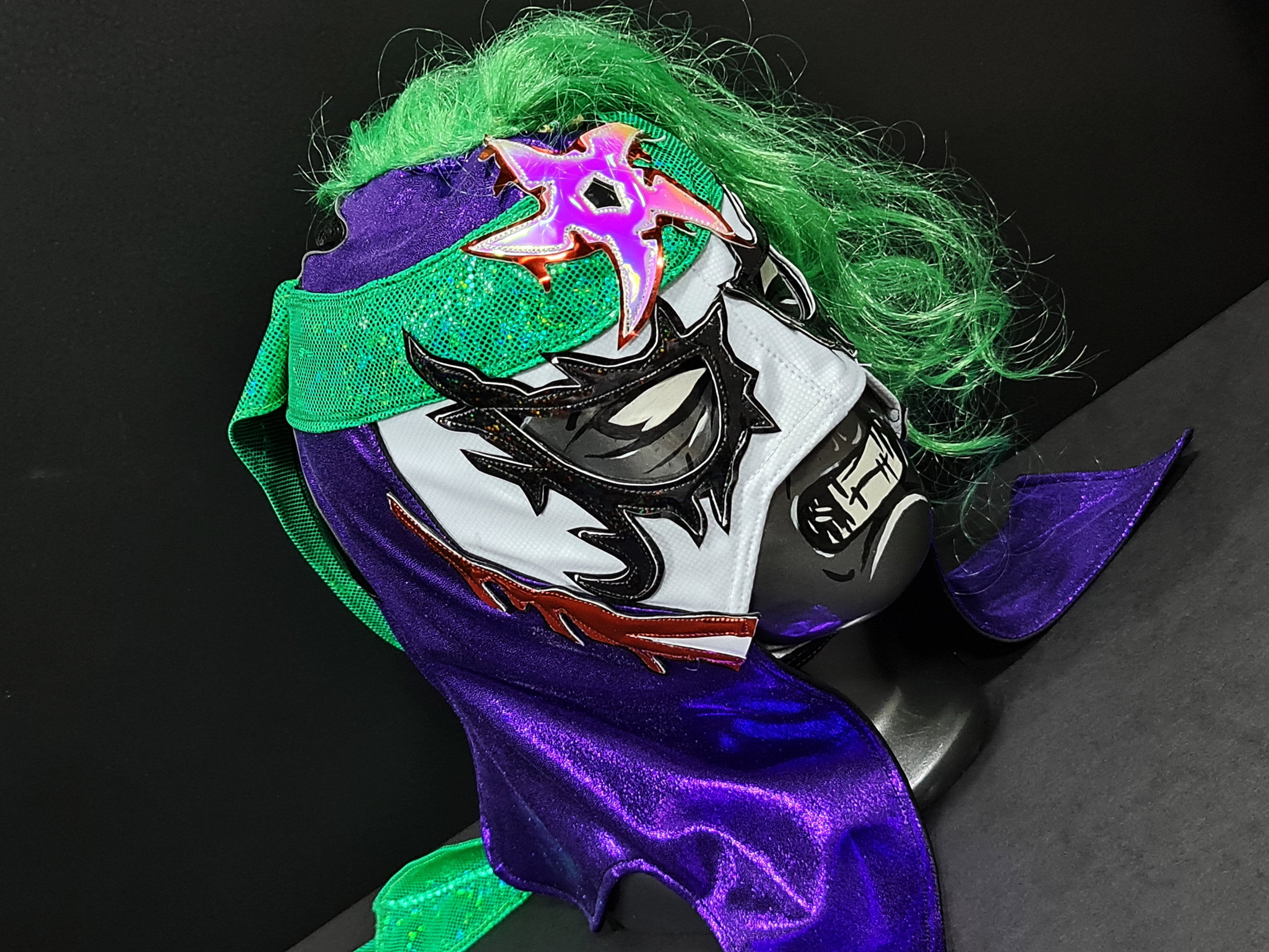 JOKER Wrestling Mask Luchador Costume Wrestler Lucha Libre Etsy