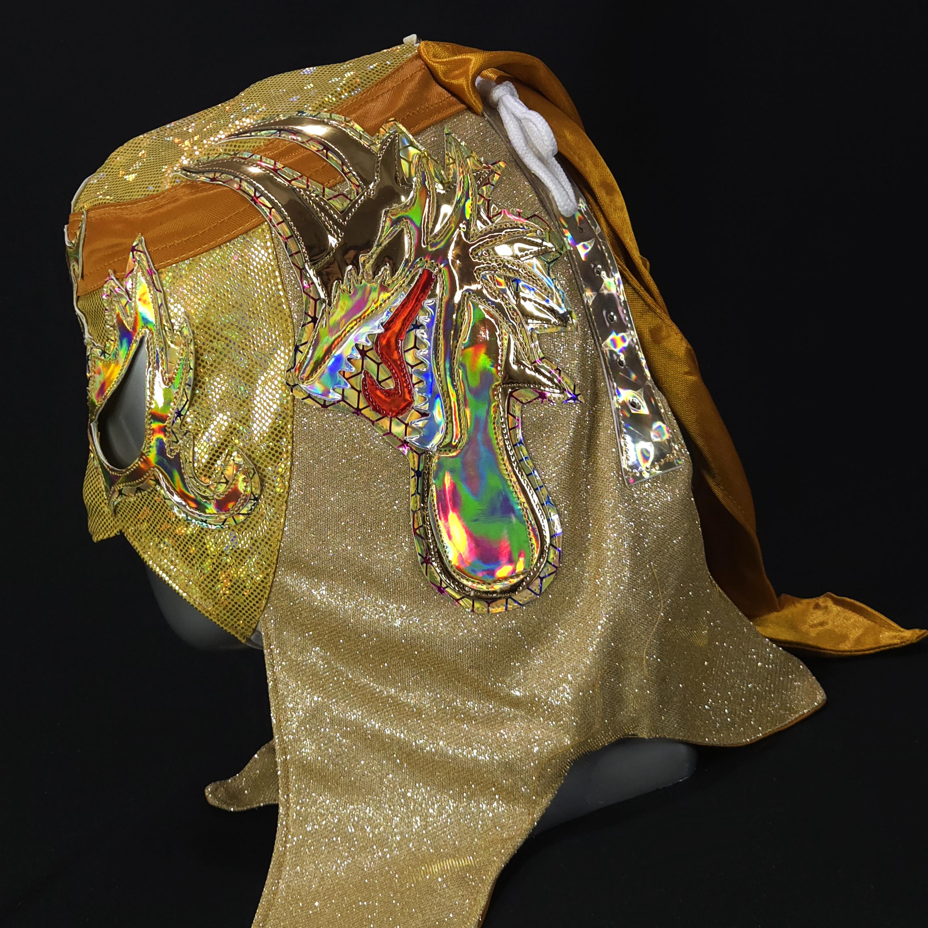 hand made DRAGON wrestling mask luchador costume wrestler lucha libre mexican mask maske cosplay