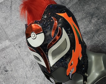 máscara de dragón máscara de lucha libre disfraz de luchador luchador lucha libre máscara mexicana máscara cosplay máscara semi pro