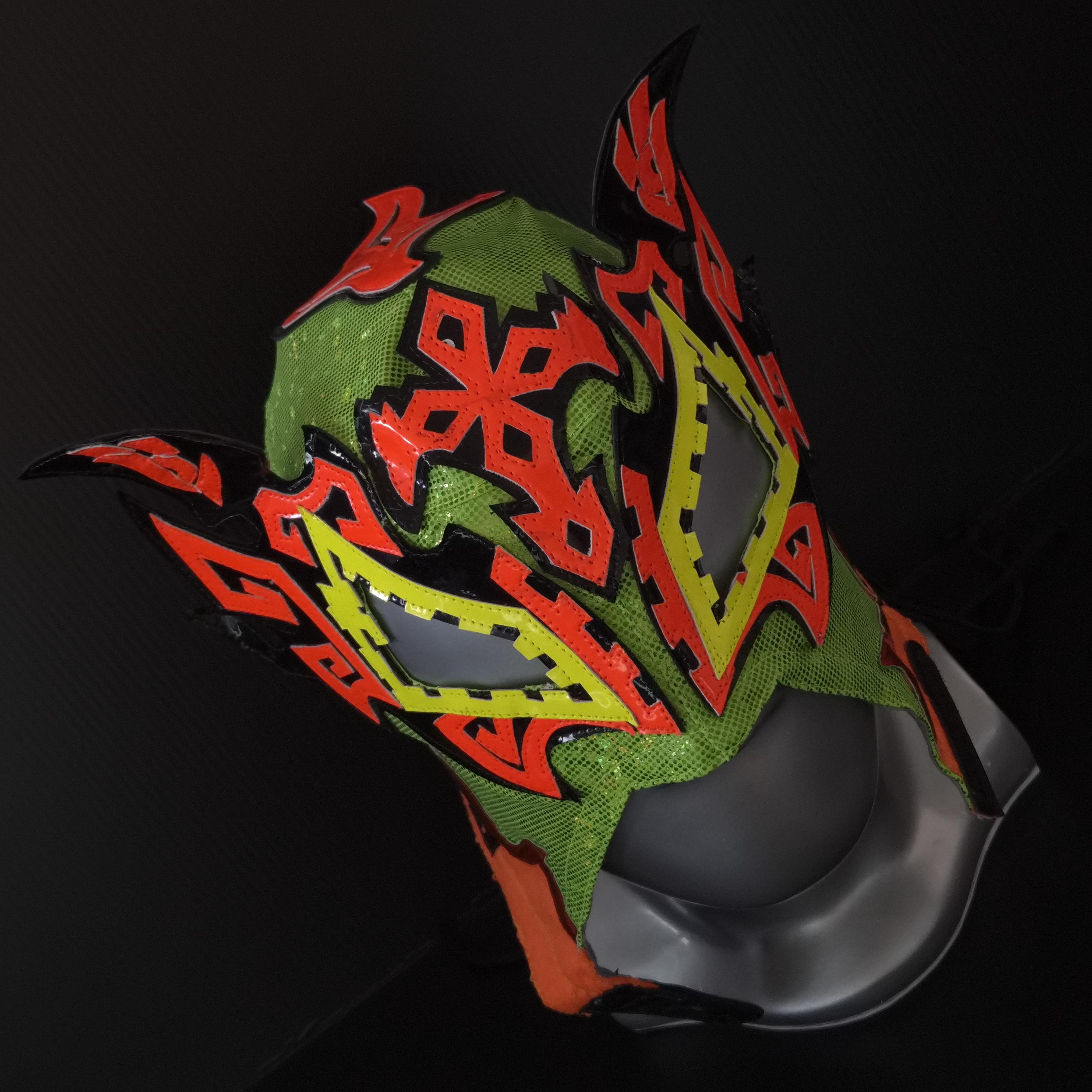 Hand Made FIRE BIRD Mask Wrestling Mask Luchador Costume Wrestler Lucha ...